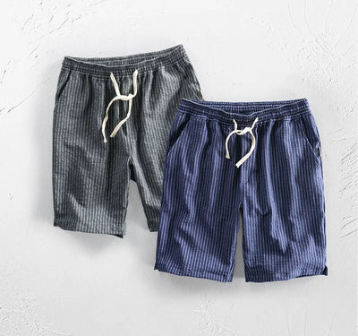 Jesualdo® | Linen Pinstripe Shorts