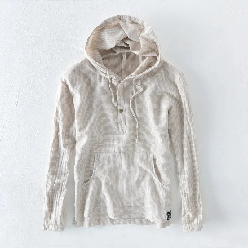 Enzo® | Linen Hoodie