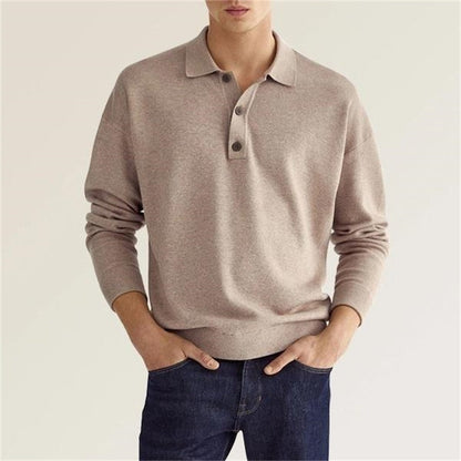 Ricardo® | Refined long-sleeved polo shirt