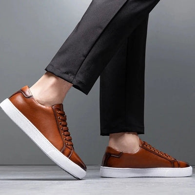 Ezra® | Leather men's sneaker