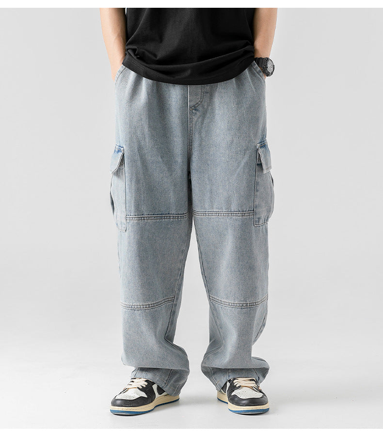Jose® | Straight Cargo Wide Jeans