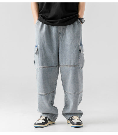 Jose® | Straight Cargo Wide Jeans