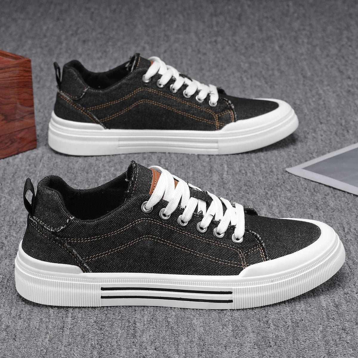 At Monsieur | Denim Sneakers