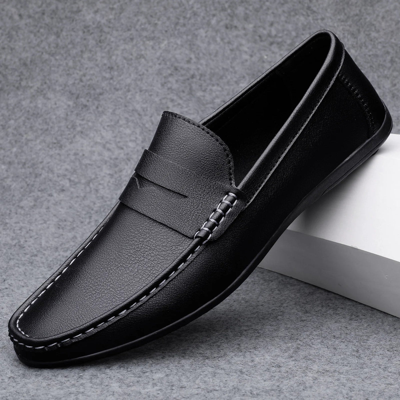 Derek | Classic Italian Leather Loafers