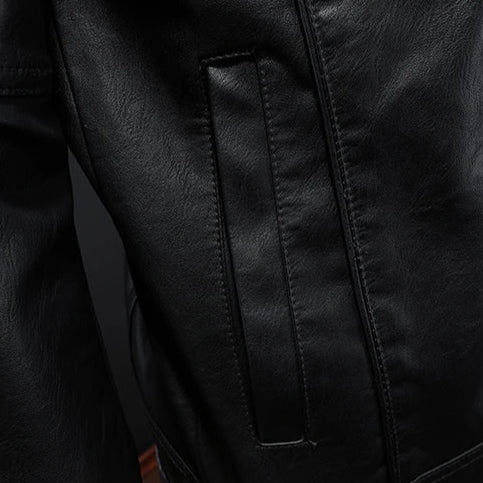 Montgomery | Fitted leather jacket
