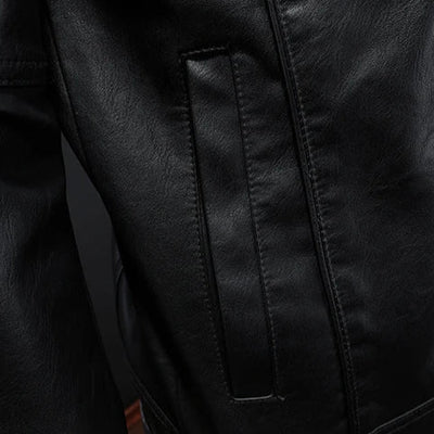 Montgomery | Fitted leather jacket