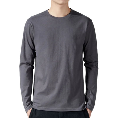 Caedmon® | Long Sleeve Cotton T-Shirts For Men