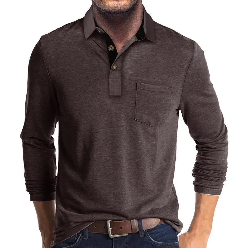 Ian® | Long Sleeve With Buttons & Chest Pocket