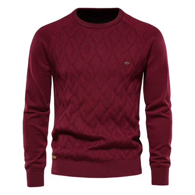 Wayne | MEN'S CHECKED SWEATER