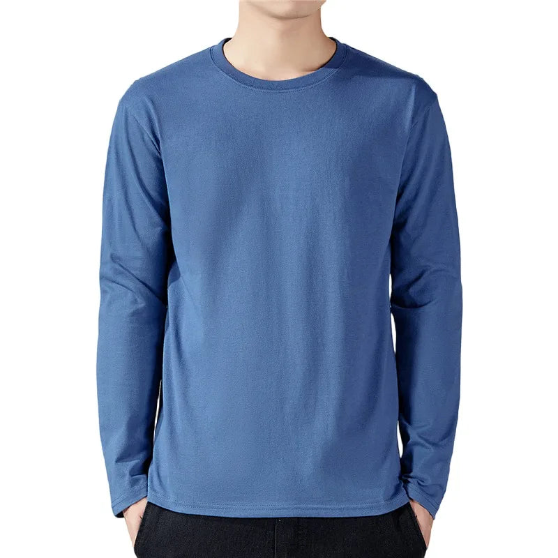 Caedmon® | Long Sleeve Cotton T-Shirts For Men