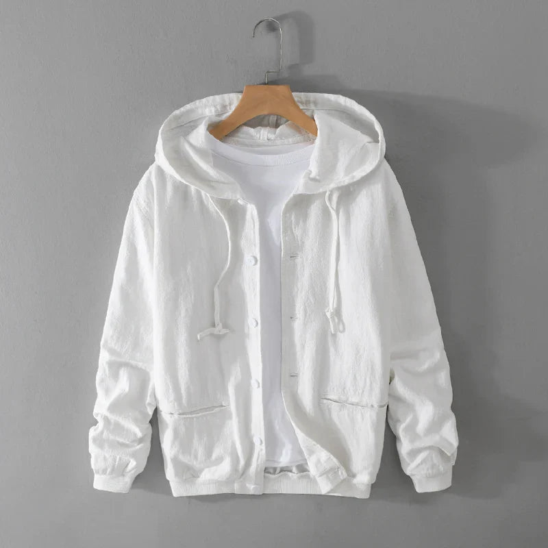 Ezra® | Linen Hoodie