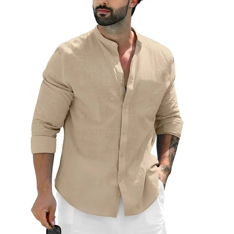 Cruz® | Casual Linen Shirt