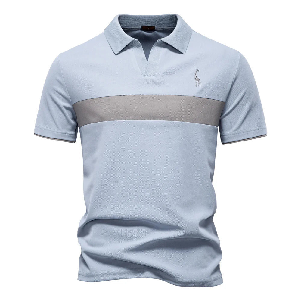 Aarón® | Men'S Polo With Color Block