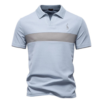 Aarón® | Men'S Polo With Color Block