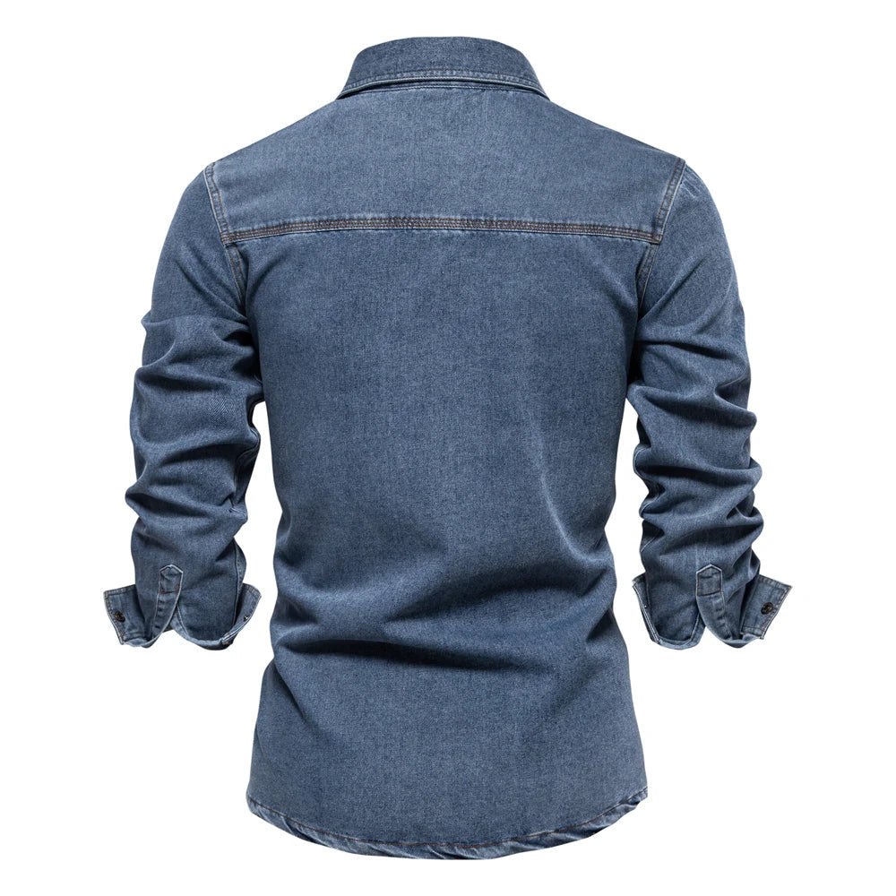 Devon® | Men'S Denim Blouse
