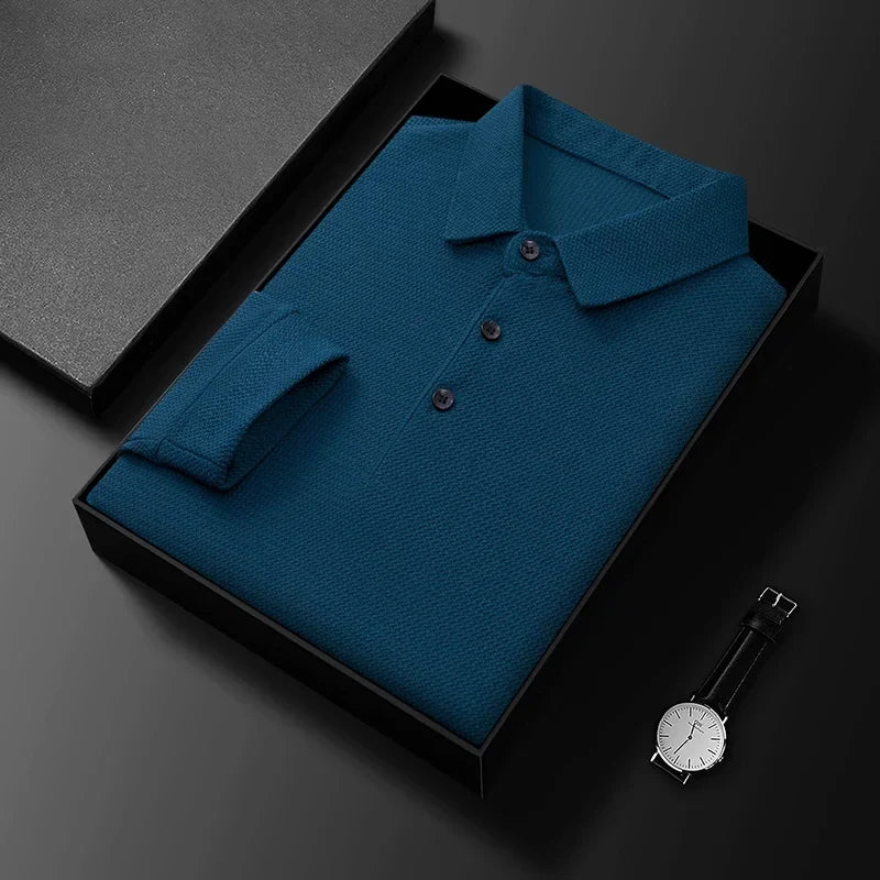 Caius® | Comfortable polo with long sleeves