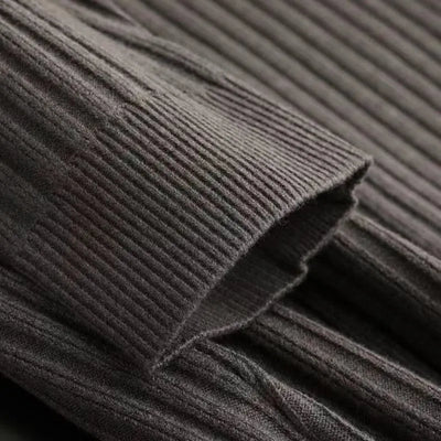 Edelmiro® | Lightweight Long-Sleeved Striped Polo Shirt