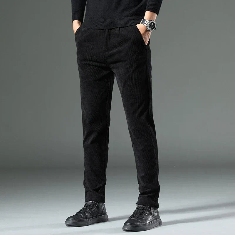 Ibraheem® | Ribbed Trousers For Men