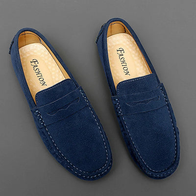 Jett | Suede Boat Loafers