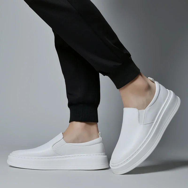 Eric | Leather Slip-On Shoes