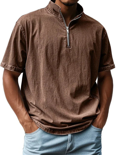 Flynn® | Zip-Up Collar Shirt