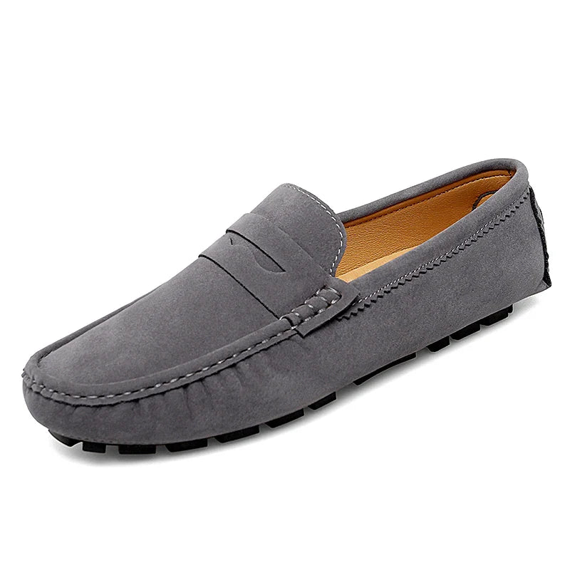 Jett | Suede Boat Loafers