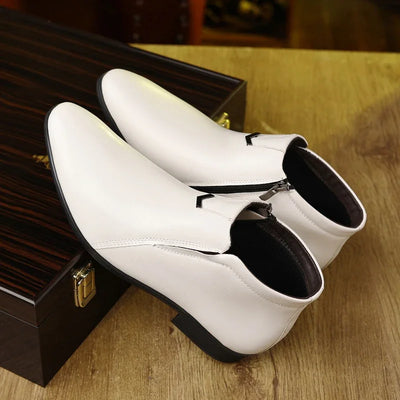 Scott | Beckett Leather Boots With Zipper
