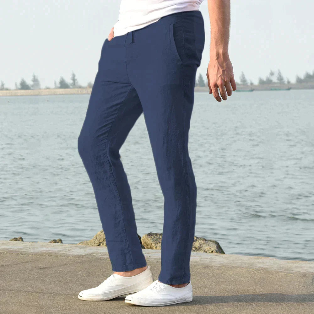 Raimundo® | Linen Trousers With Drawstring, Breathable And Relaxed