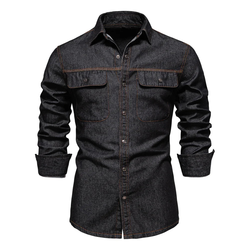 Devon® | Men'S Denim Blouse