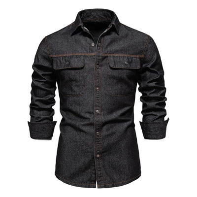 Devon® | Men'S Denim Blouse