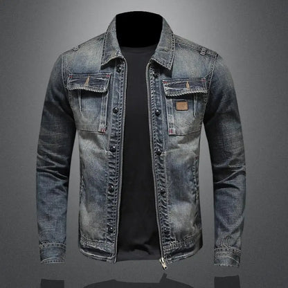 Elijah® | Retro Denim Jacket