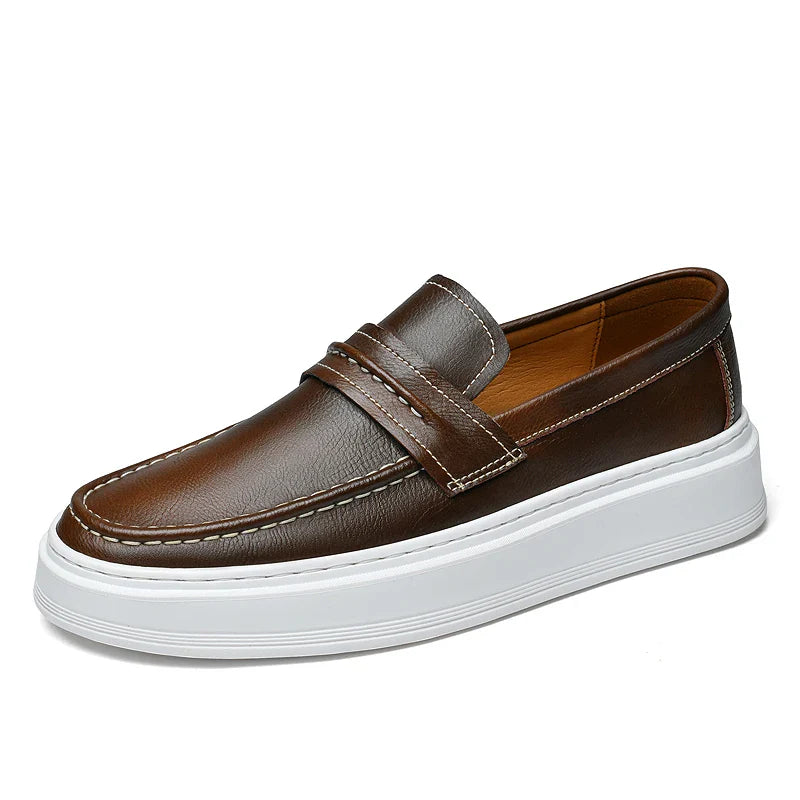 Jasper | Slip-On Leather Boat Shoes
