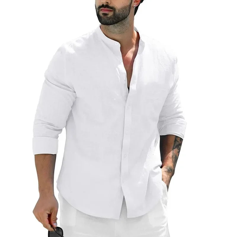 Theo | Casual Linen Shirt