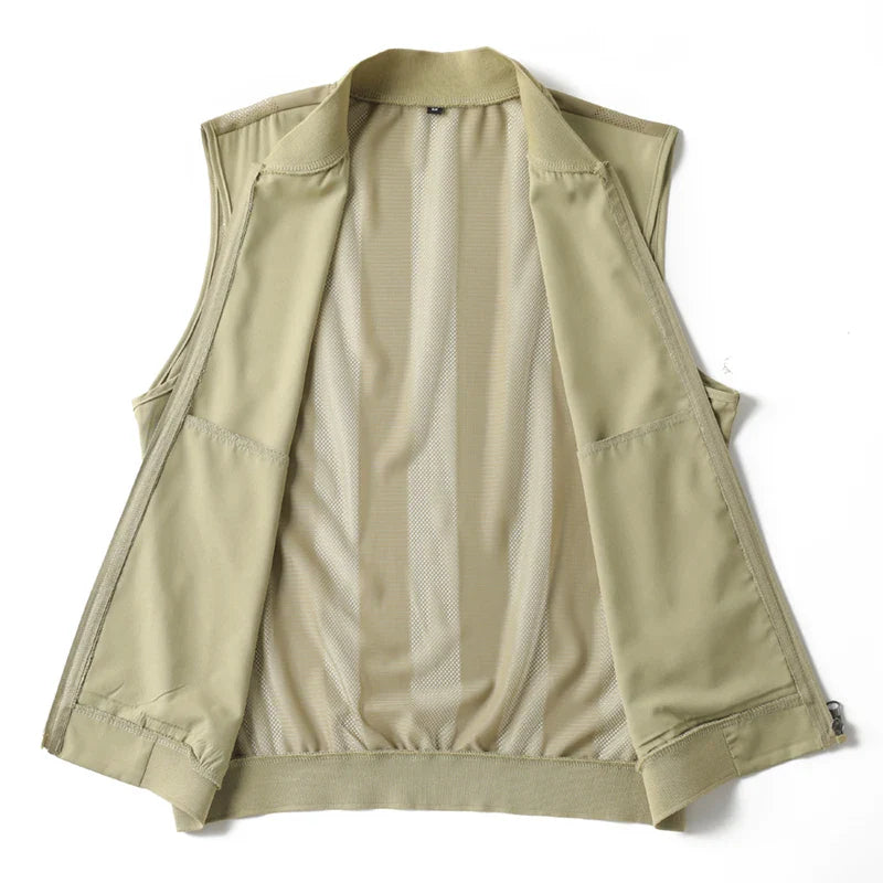 Stone | Ultra-Tin Breathable Cardigan