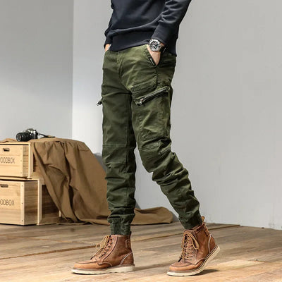 Próspero® | Khaki Cargo Joggers