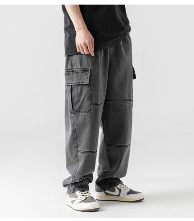 Jose® | Straight Cargo Wide Jeans