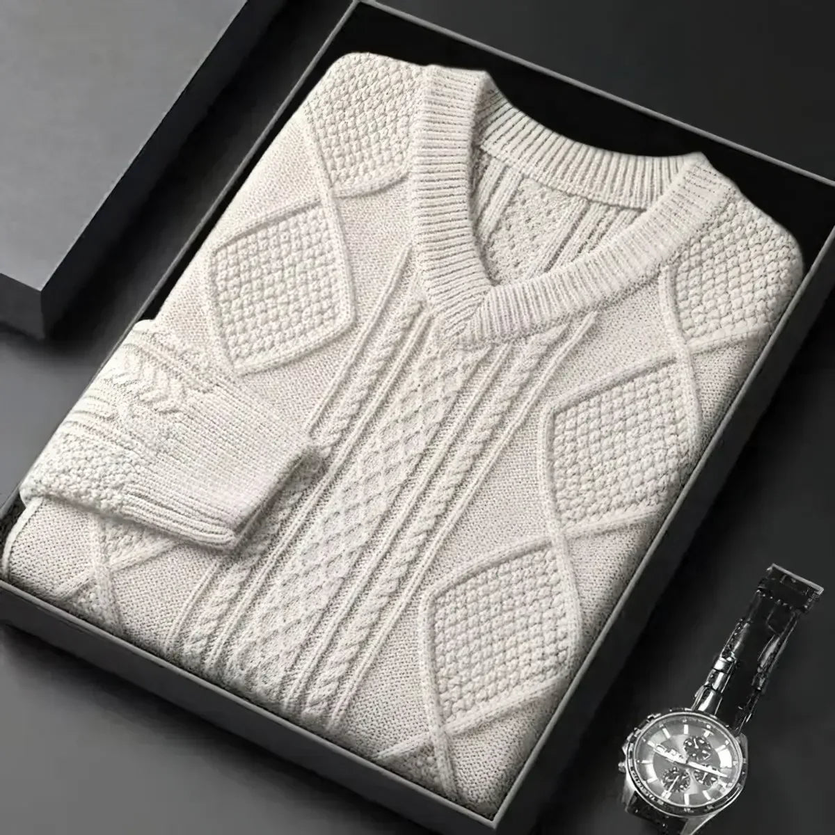 Eleazar® | Luxury Jacquard Sweater For Men