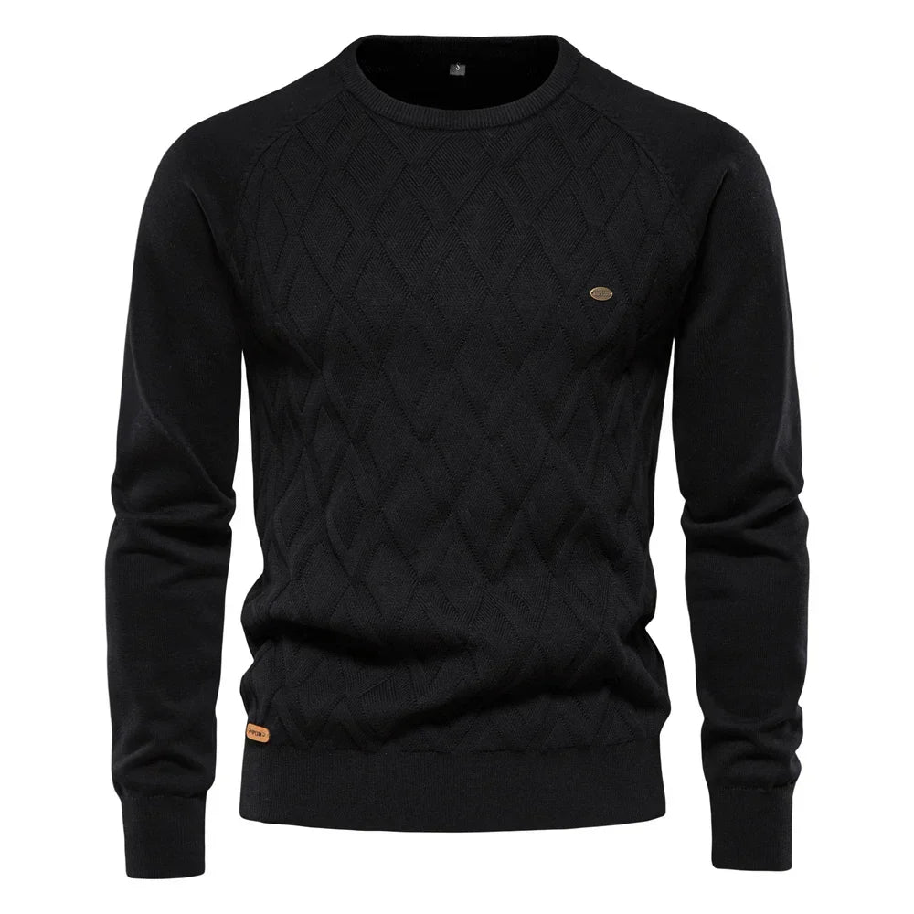Wayne | MEN'S CHECKED SWEATER