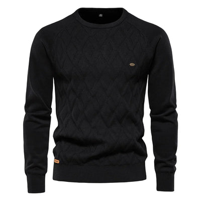 Wayne | MEN'S CHECKED SWEATER