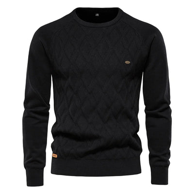 Adam® | Men'S Sweater With Checked Design