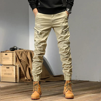 Próspero® | Khaki Cargo Joggers