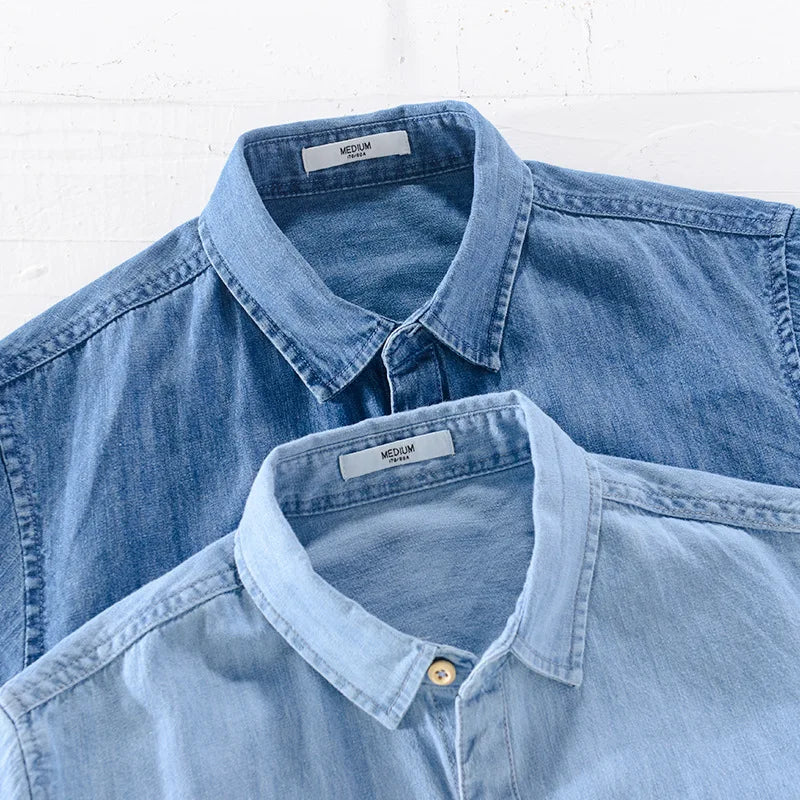 Alexander | Short Sleeved Denim Shirt