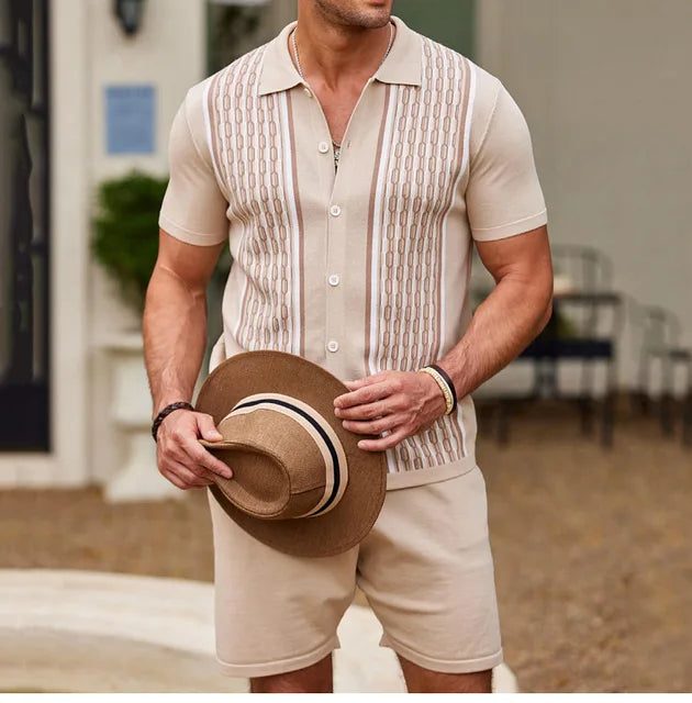 Elston® | Summer Two-Piece Set With Short Sleeves