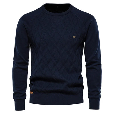 Wayne | MEN'S CHECKED SWEATER
