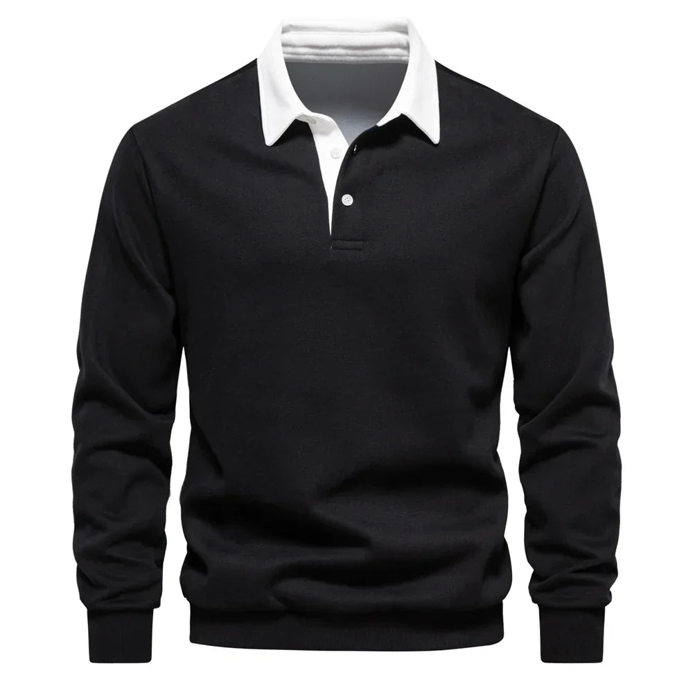Samuel | Autumn Polo Sweatshirt