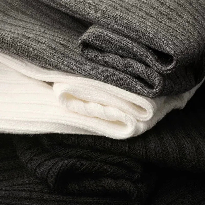 Edelmiro® | Lightweight Long-Sleeved Striped Polo Shirt