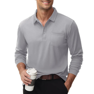 Conrad® | Men'S Polo Shirt Long Sleeves