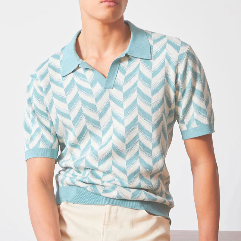 Hutch | V-neck polo shirt
