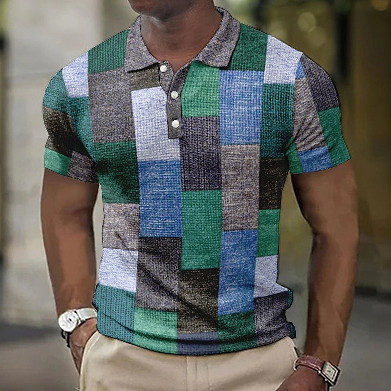Ademar® | SHAWN™｜Multicolour Modern Polo for men