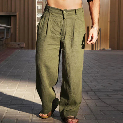 Martin | Wide-leg linen pants